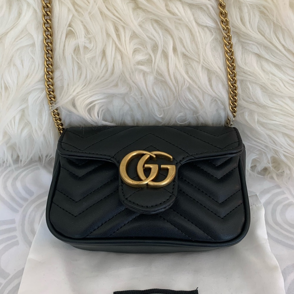 Gucci crossbody small leather bag
